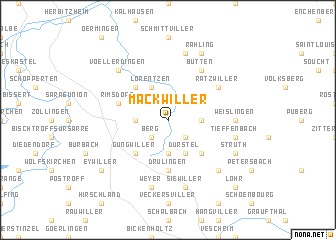 map of Mackwiller