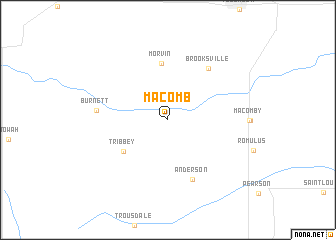 map of Macomb