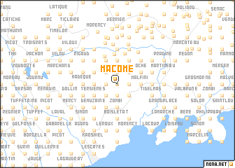 map of Macome