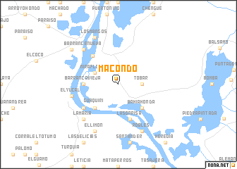 map of Macondo