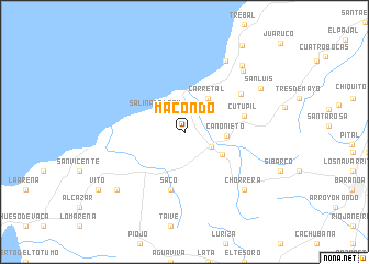 map of Macondo