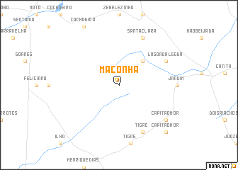 map of Maconha