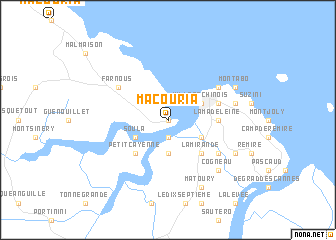 map of Macouria