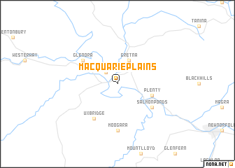 map of Macquarie Plains