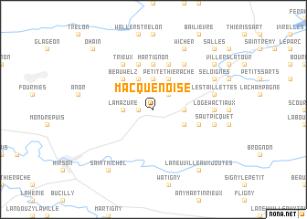 map of Macquenoise