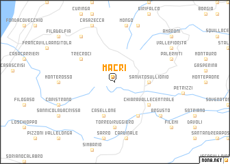map of Macri