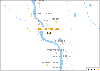 map of Macumbuane