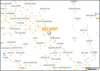 map of Macunat