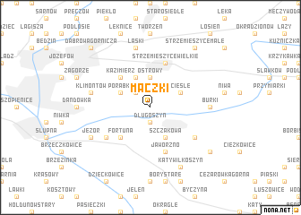 map of Maczki