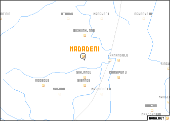 map of Madadeni