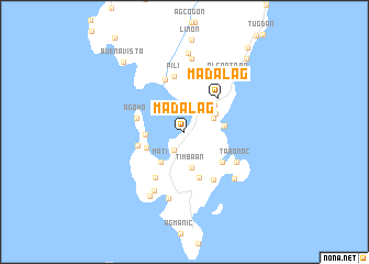 map of Madalag