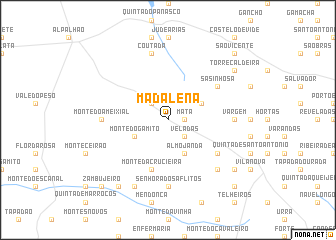 map of Madalena