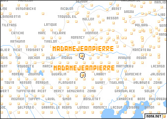 map of Madame Jean Pierre