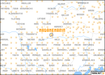 map of Madame Marin