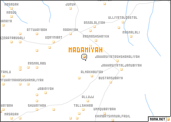 map of Ma‘ḑamīyah