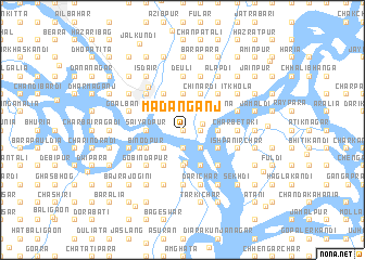 map of Madanganj