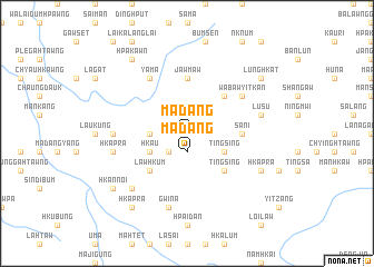 map of Mādang