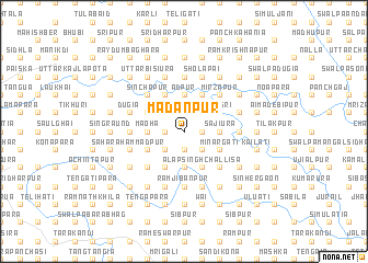 map of Madanpur