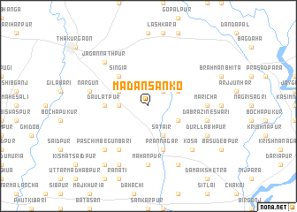 map of Madansānko