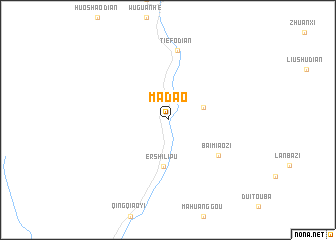 map of Madao
