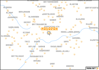 map of Maḑarah