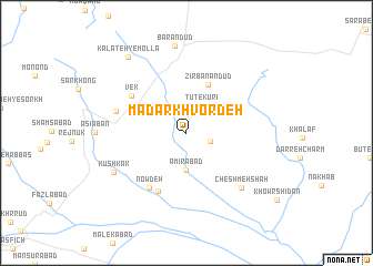 map of Mādar Khvordeh