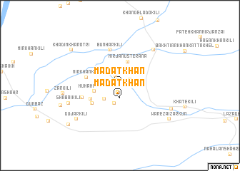 map of Mādat Khān