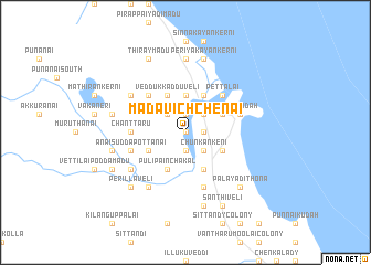 map of Madavichchenai