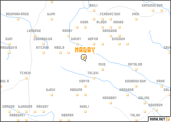 map of Maday