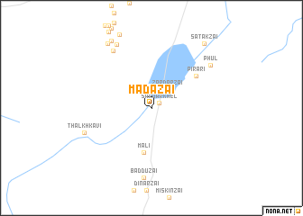 map of Madāzai