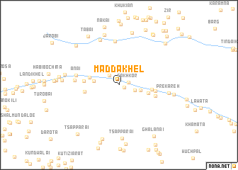 map of Madda Khel