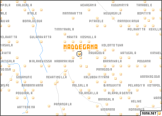 map of Maddegama