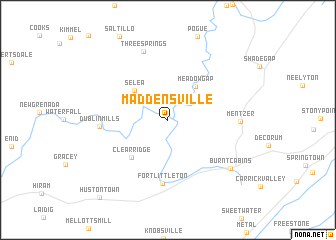 map of Maddensville