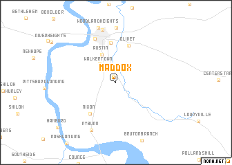 map of Maddox
