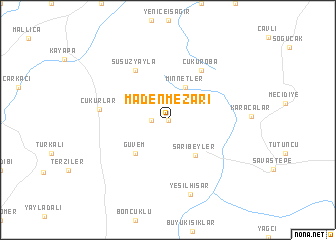 map of Madenmezarı