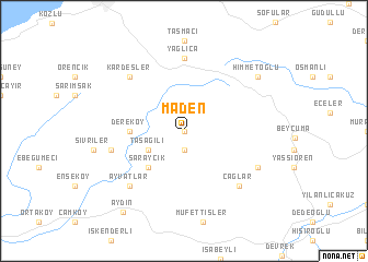 map of Maden