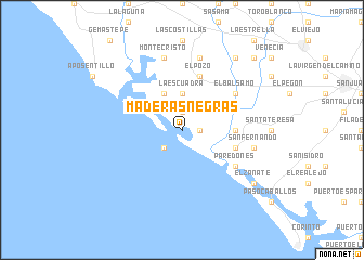 map of Maderas Negras