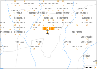 map of Madera