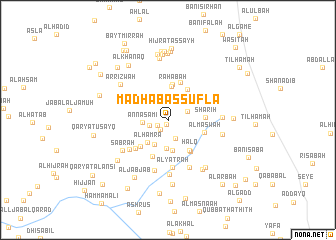 map of Madhāb as Suflá