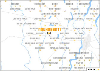 map of Mādhabbāti