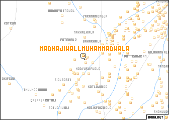 map of Mad Hāji Wall Muhammadwāla