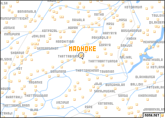map of Mādhoke
