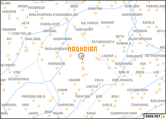 map of Madhriān