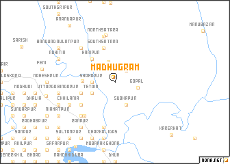 map of Madhugrām