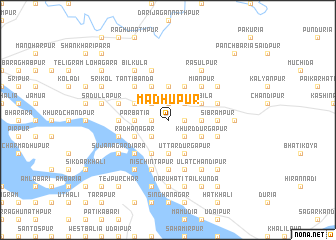 map of Madhupur
