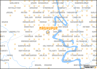 map of Madhupur