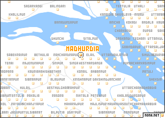 map of Madhurdia
