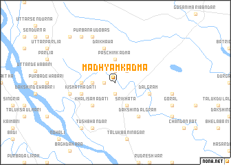 map of Madhyam Kādma