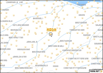 map of Madh