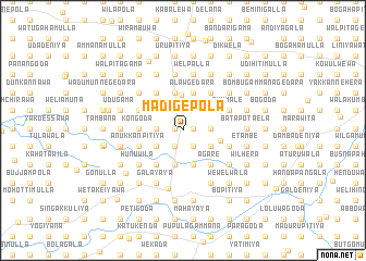 map of Madigepola